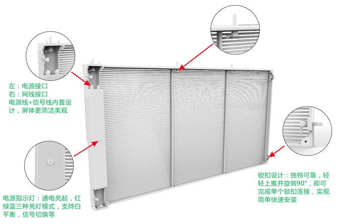 威特姆光带透明LED幕墙显示屏Isky系列